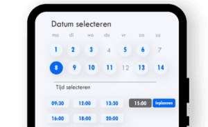 Online planningen voor rijlessen